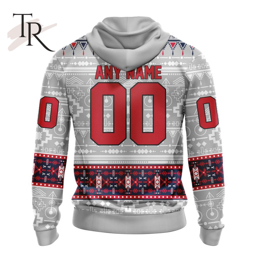 New 2025 NEW] ized NHL Winnipeg Jets Special Native Design Custom Hoodie - Image 3